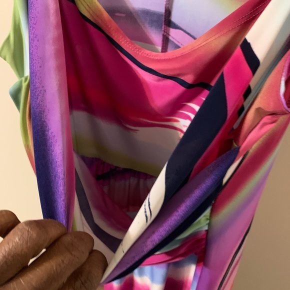 Sleeveless Multicolor Top by FANTAZIA size Large - Picture 6 of 15